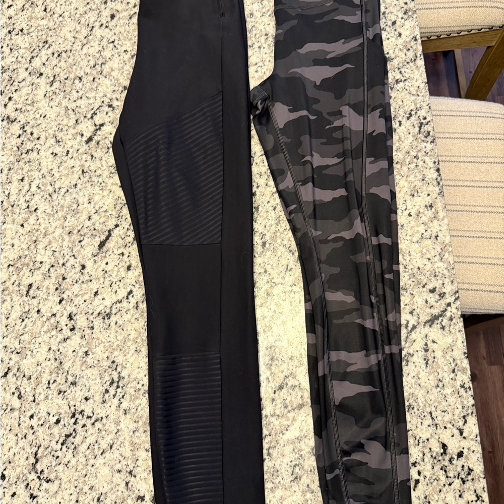 Athleta Leggings Bundle – Black & Gray Camo